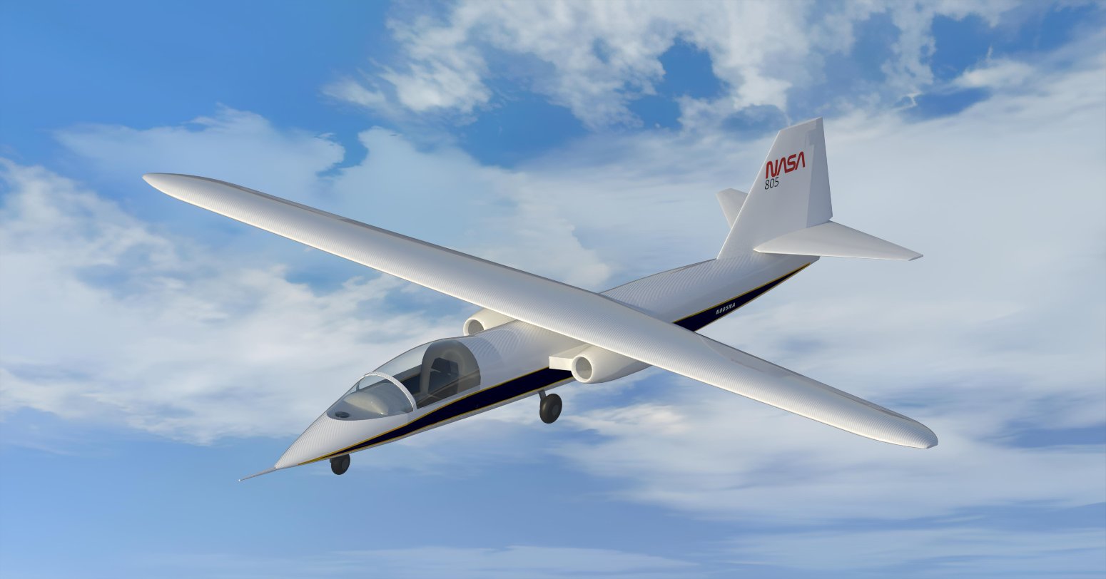 NASA AD-1 Render 3